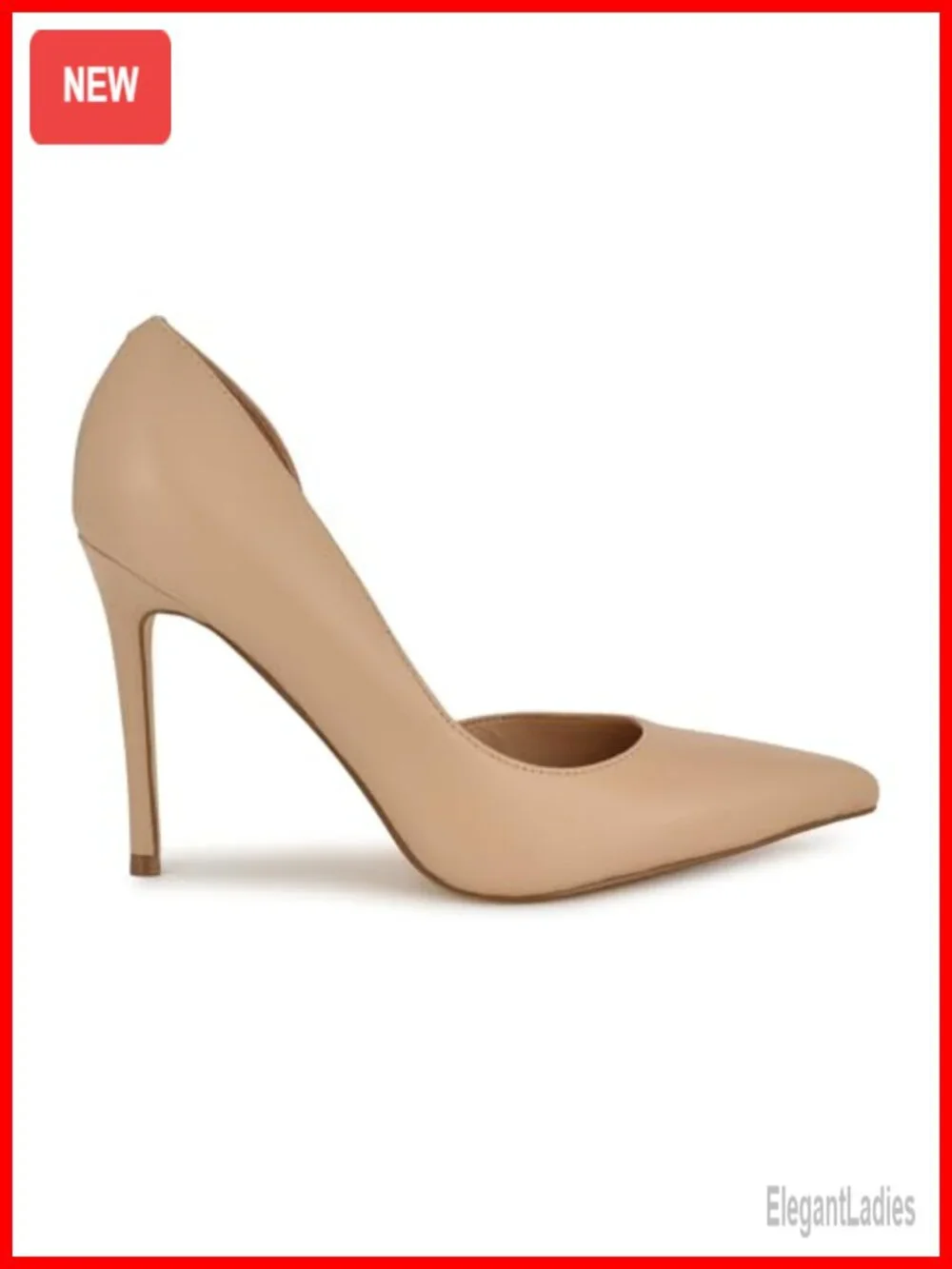 Women's Pointed Toe Stiletto Heel Pump, Leather